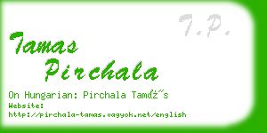 tamas pirchala business card